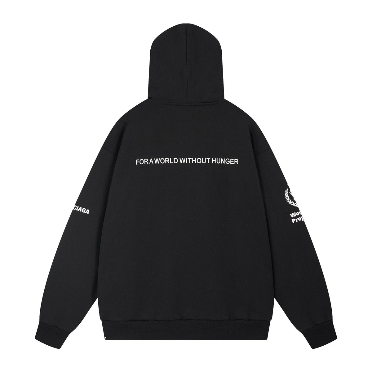 Exclusive Balenciaga Embroidered Hoodie — XS — Side View