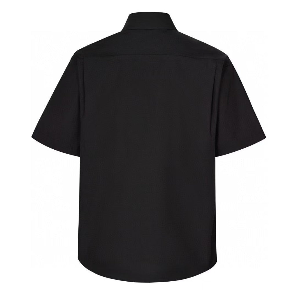Exclusive 2025SS Plaid Short-Sleeve Shirt — S — Side View