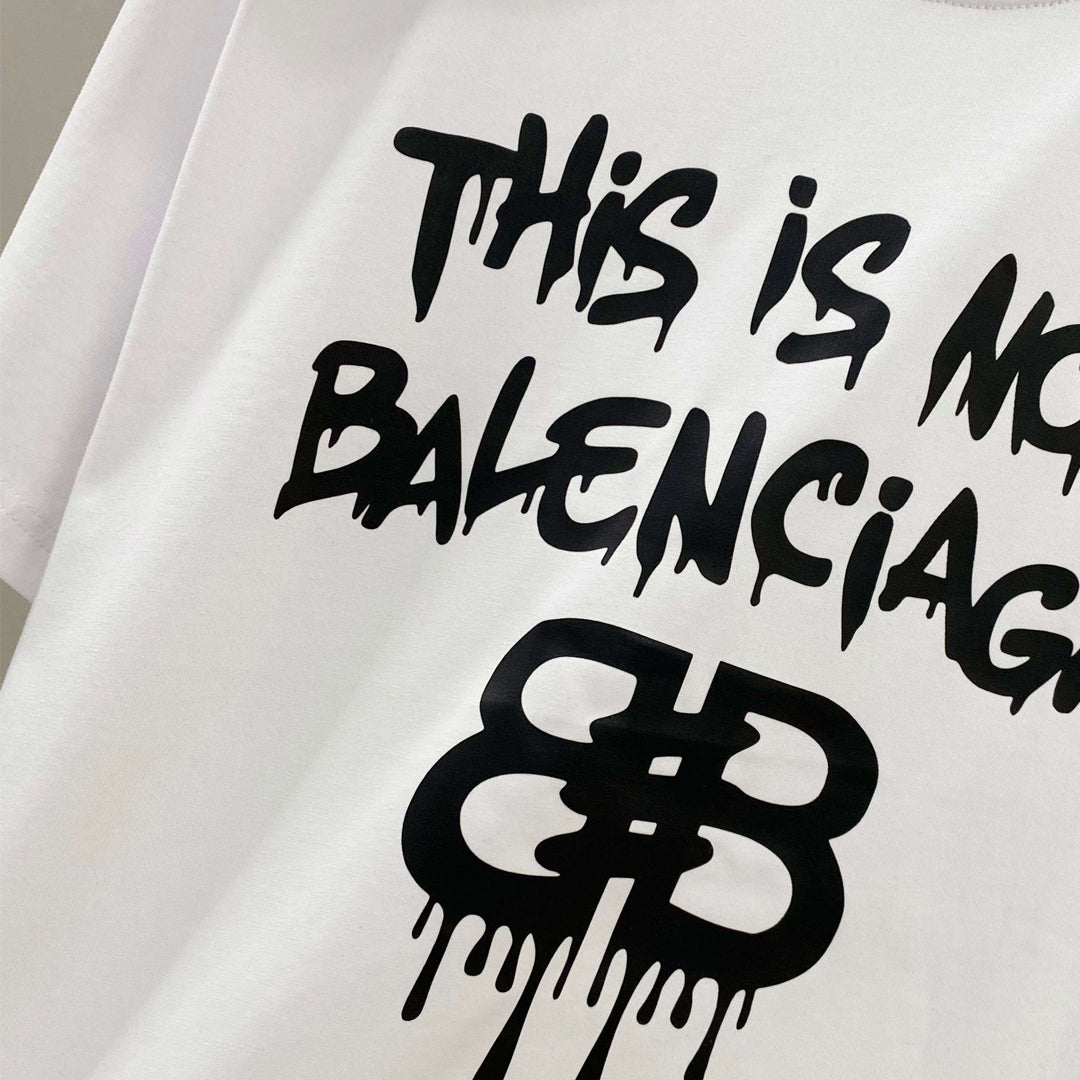 Exclusive Balenciaga Loose 2025SS T-shirt — S — Back View