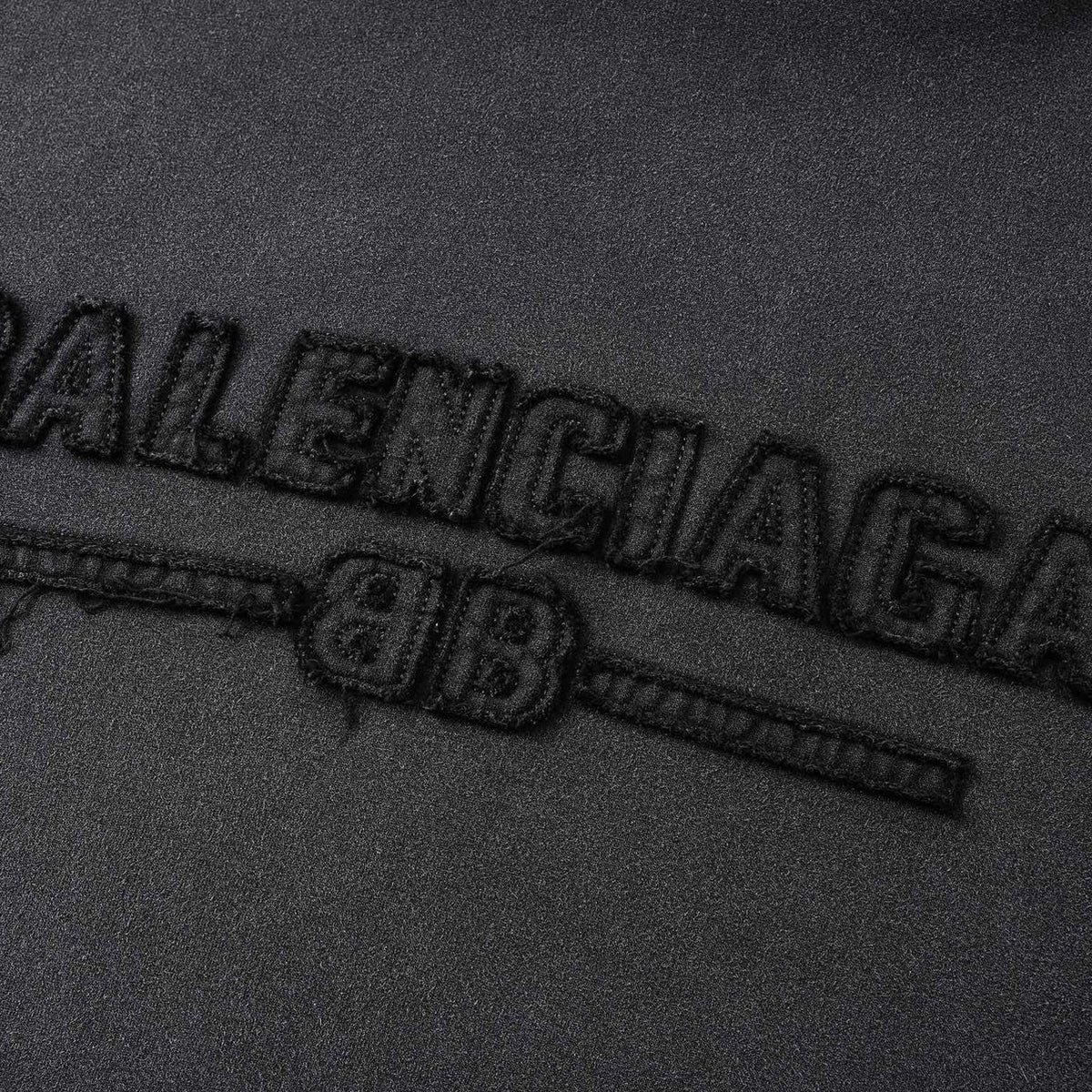 Exclusive Balenciaga Distressed Couples Hoodie — XS — Back View