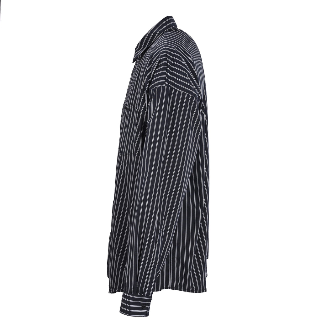 Exclusive 2026SS Plaid Long-Sleeve Shirt — S — Back View