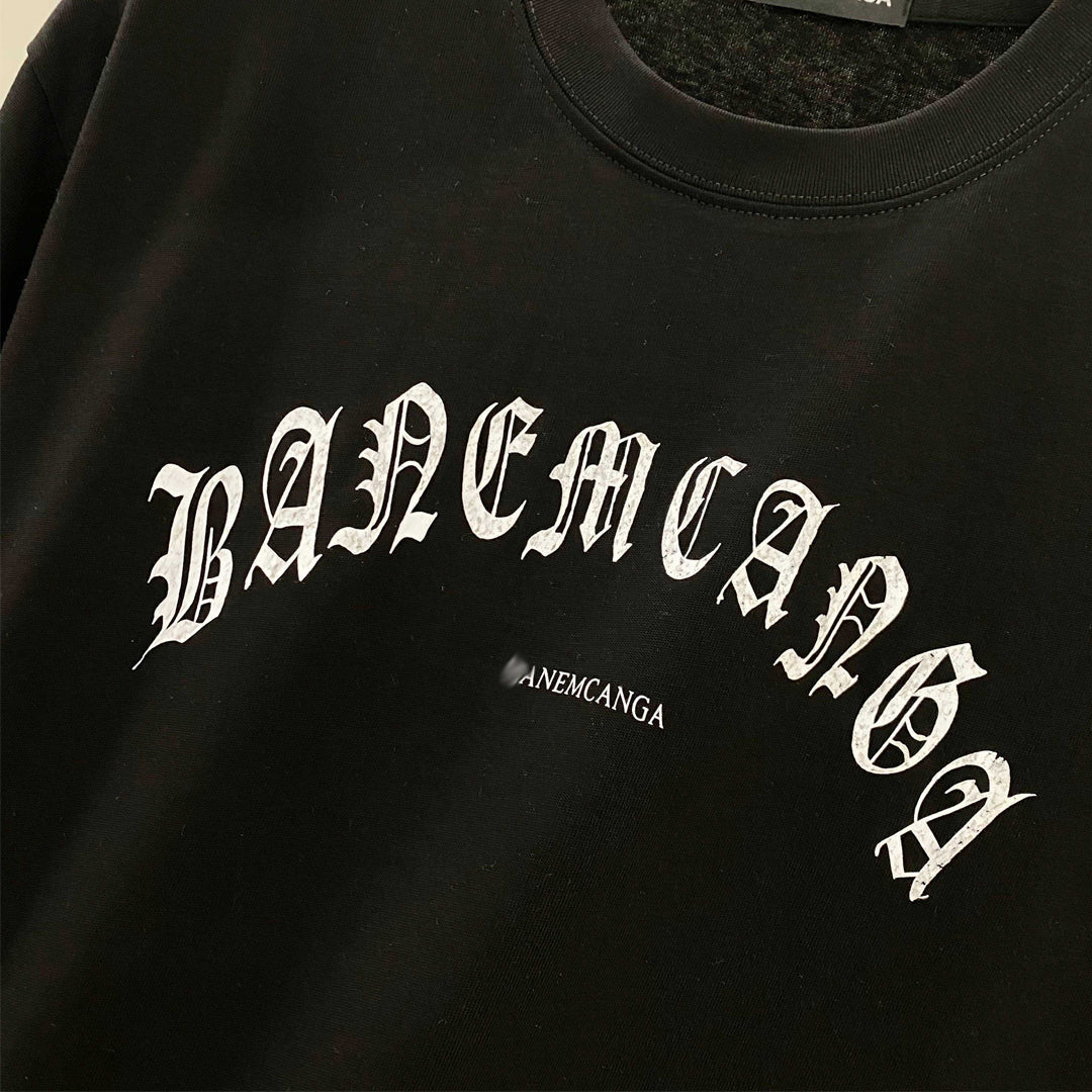 Exclusive Balenciaga Couples' Style T-shirt — S — Back View