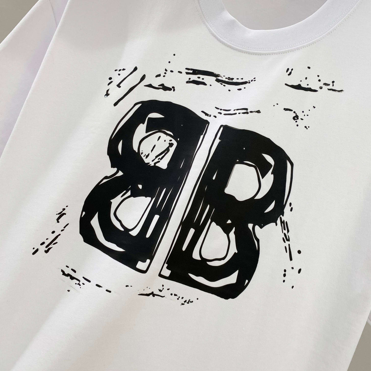 Exclusive Balenciaga Couples' Style T-shirt — S — Back View