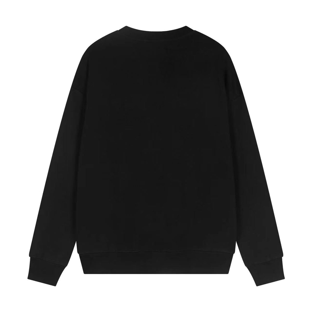 Exclusive Balenciaga  LOGO Crew Neck Hoodie — White — Size M — Back View