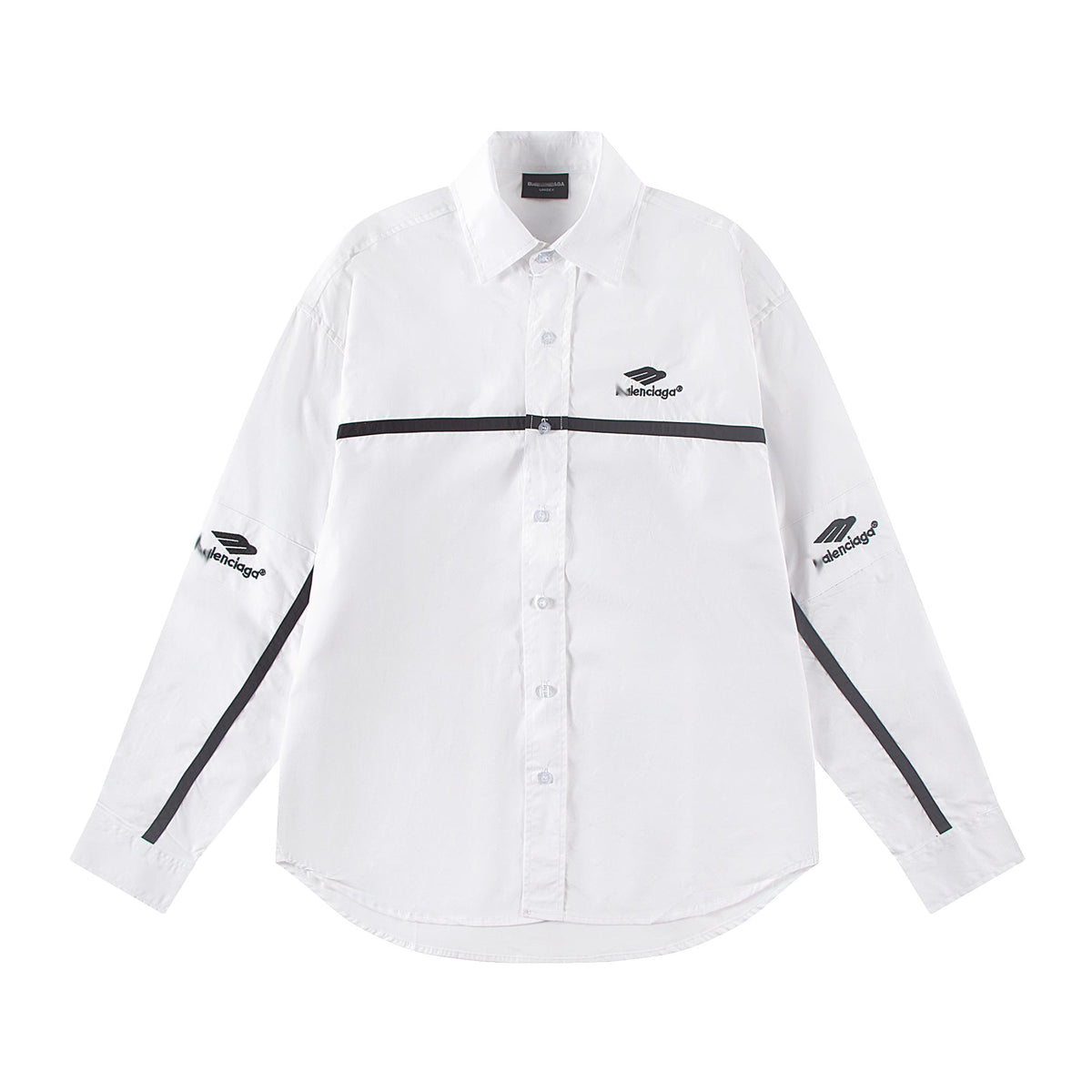 Exclusive 2025SS Classic Long-Sleeve Shirt — Black — Size S — Back View
