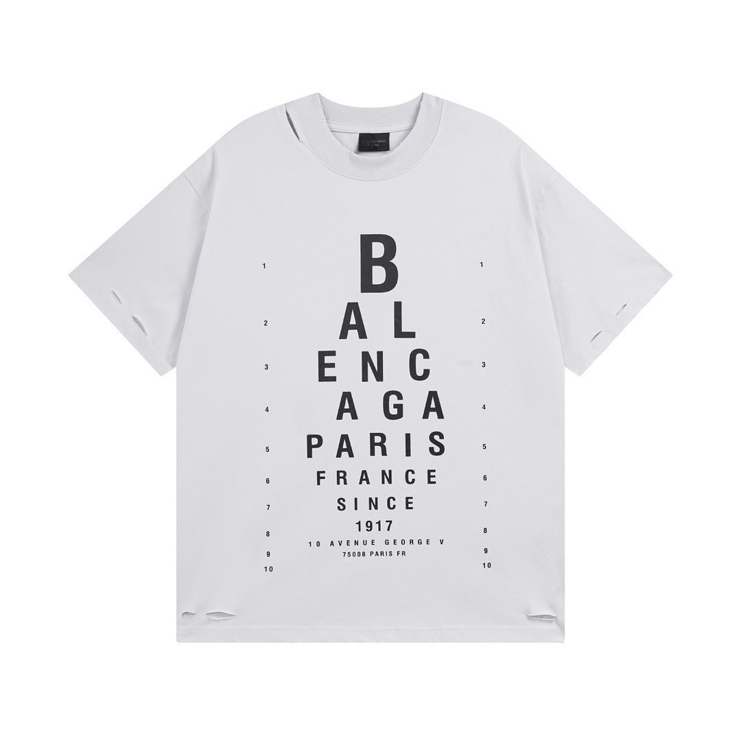 Exclusive Balenciaga new Fashion T-shirt — Black — Size XS — Back View