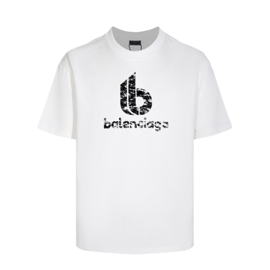 Exclusive Balenciaga Spoof Printed T-shirt — Black — Size S — Top View