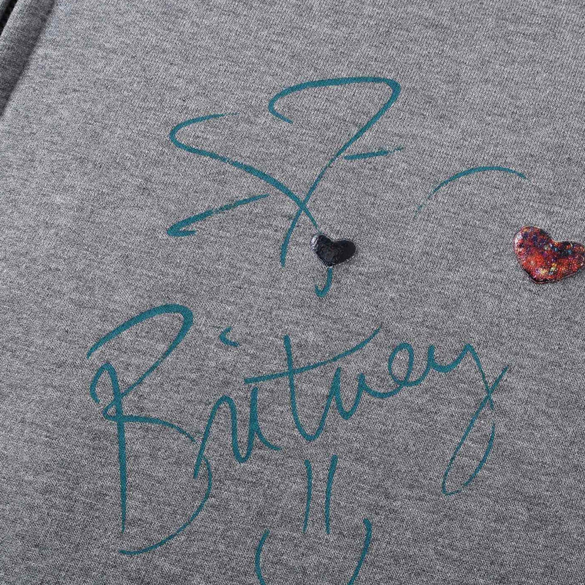 Exclusive Balenciaga New LOGO Gray Hoodie — XS — Back View