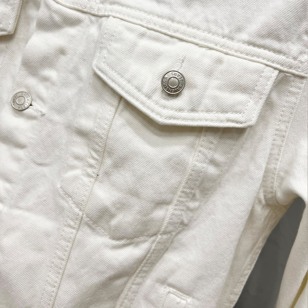 Exclusive Balenciaga 2025SS White Jacket — M — Top View