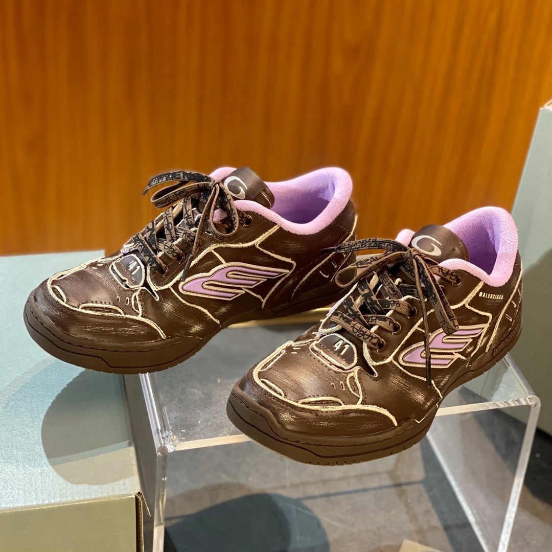 Exclusive Balenciaga Distressed Vintage Shoe — Style 1 — Size 36 — Top View