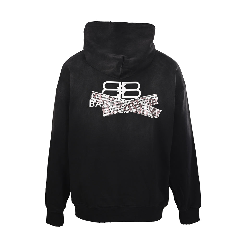 Exclusive Balenciaga  Couples Hoodie — XS — Back View