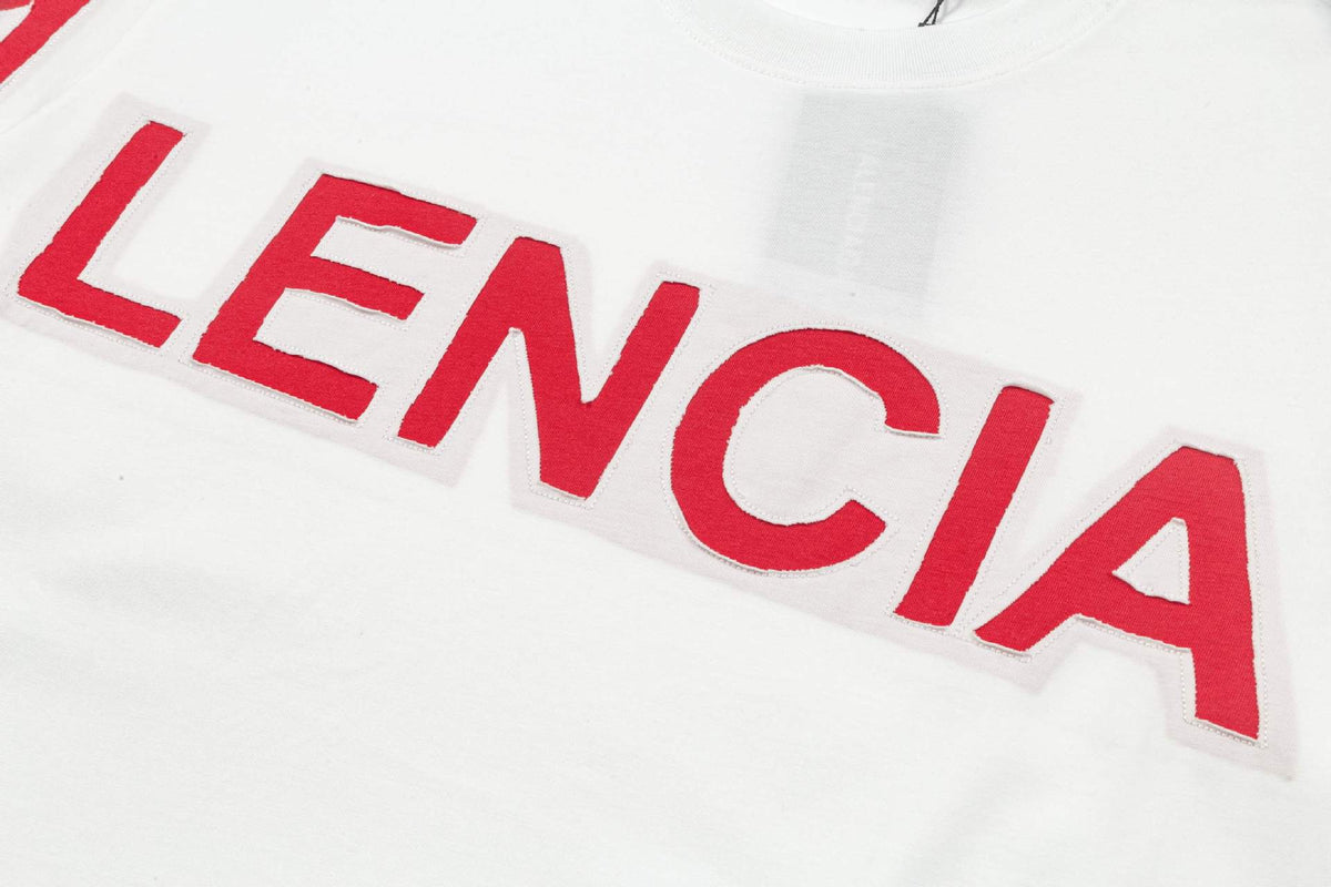 Exclusive Balenciaga Lettering Logo T-shirt — S — Back View
