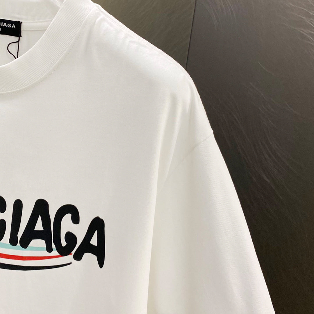 Exclusive Balenciaga  Man Classic T-shirt — Black — Size S — Detail View
