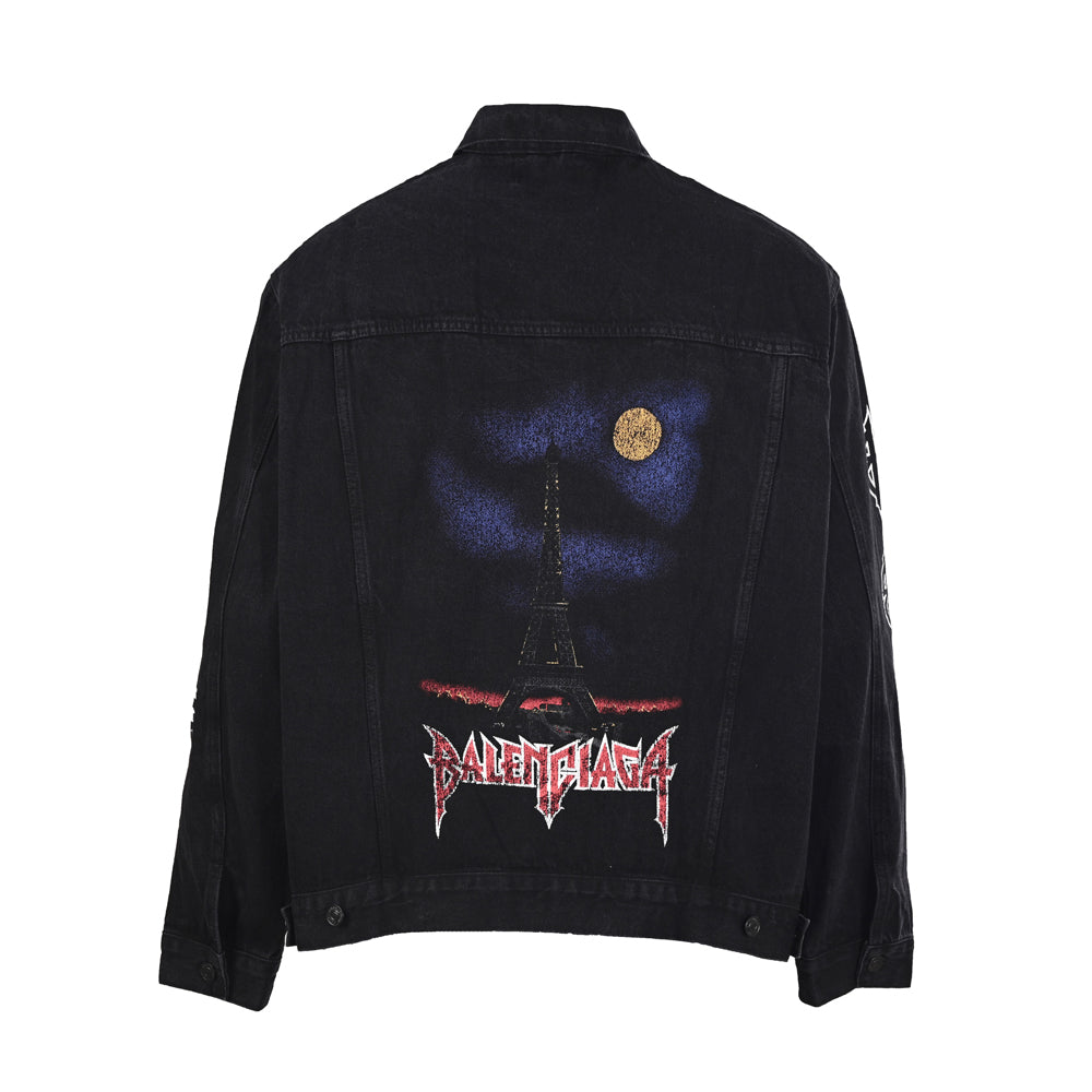 Exclusive Balenciaga Men's Trench Coat — S — Back View