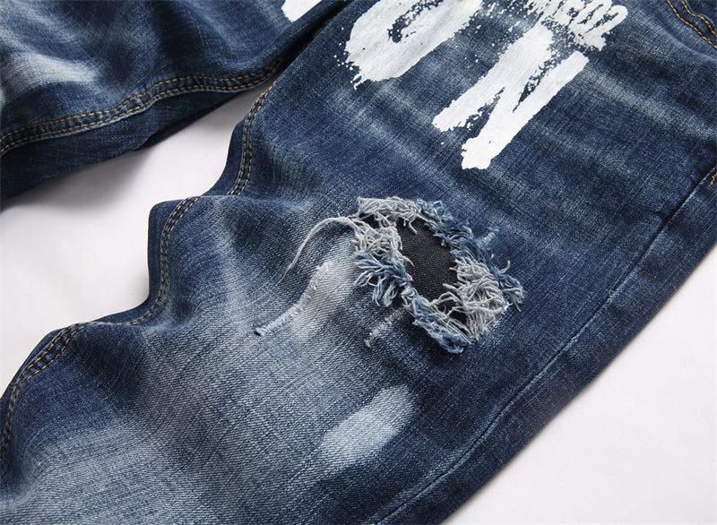Exclusive dsquared2 2026 embroidery Jeans — 28 — Top View