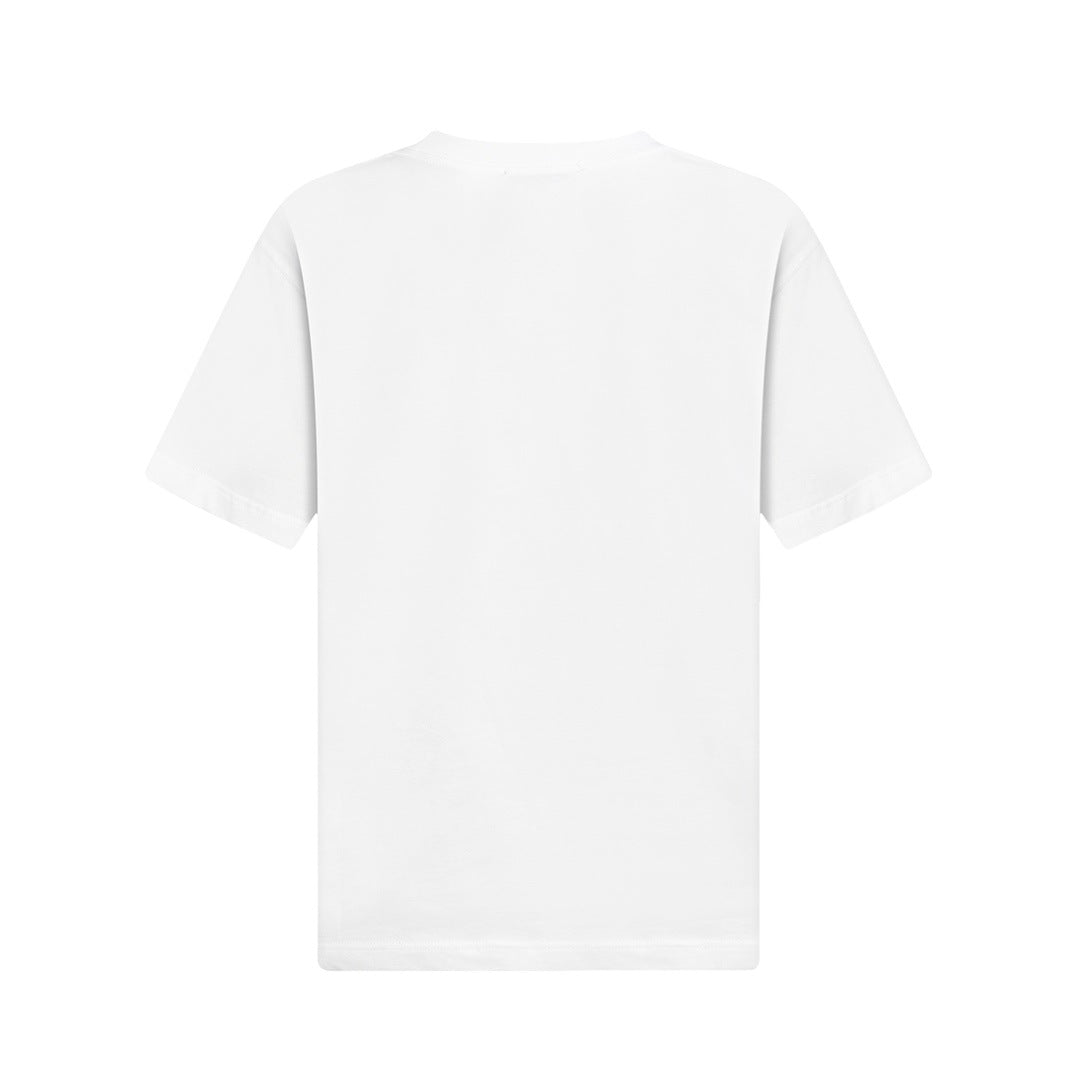 Exclusive Balenciaga 2025ss Printed Casual T-shirt — Black — Size XS — Top View