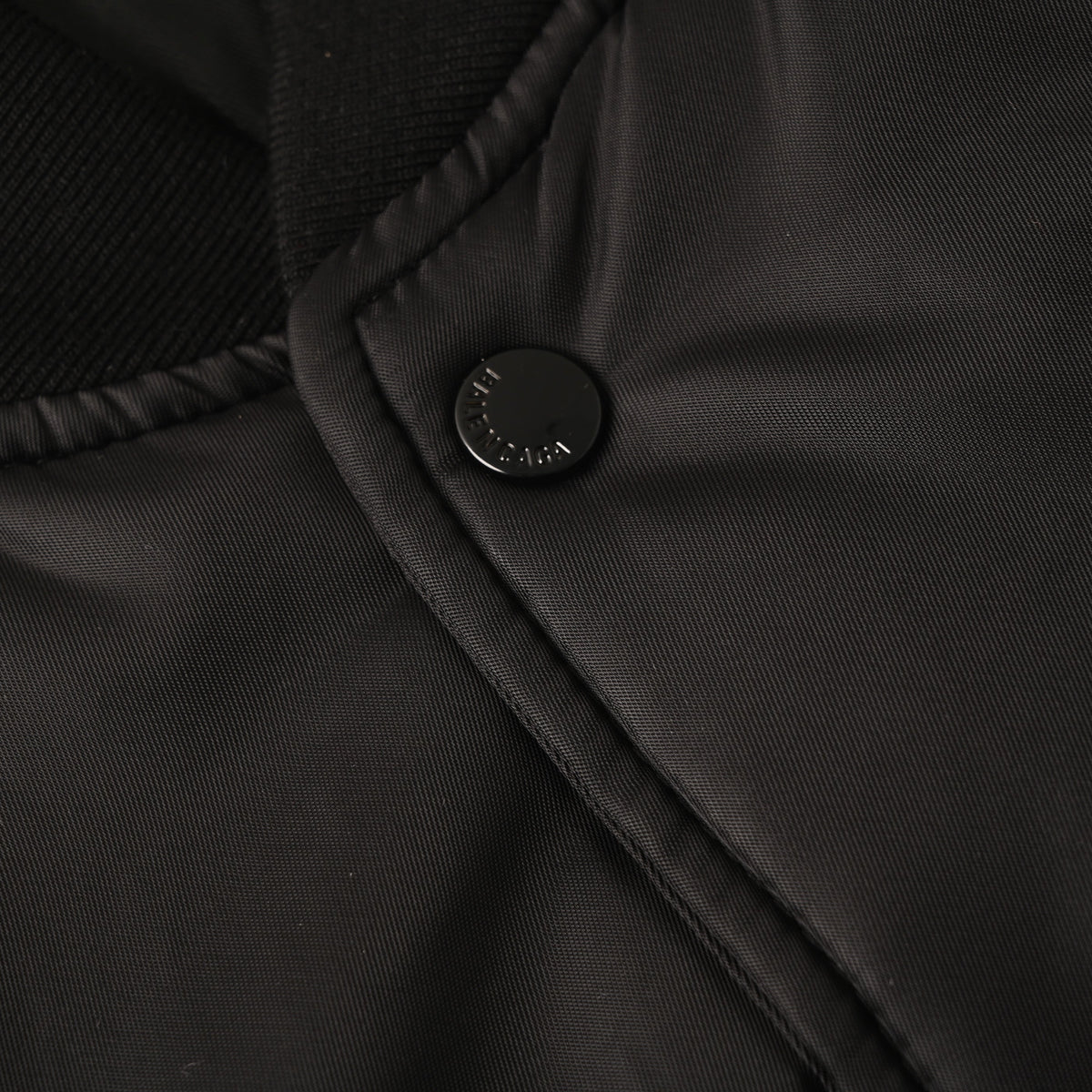 Exclusive Balenciaga Men's Baseball Jacket — S — Top View
