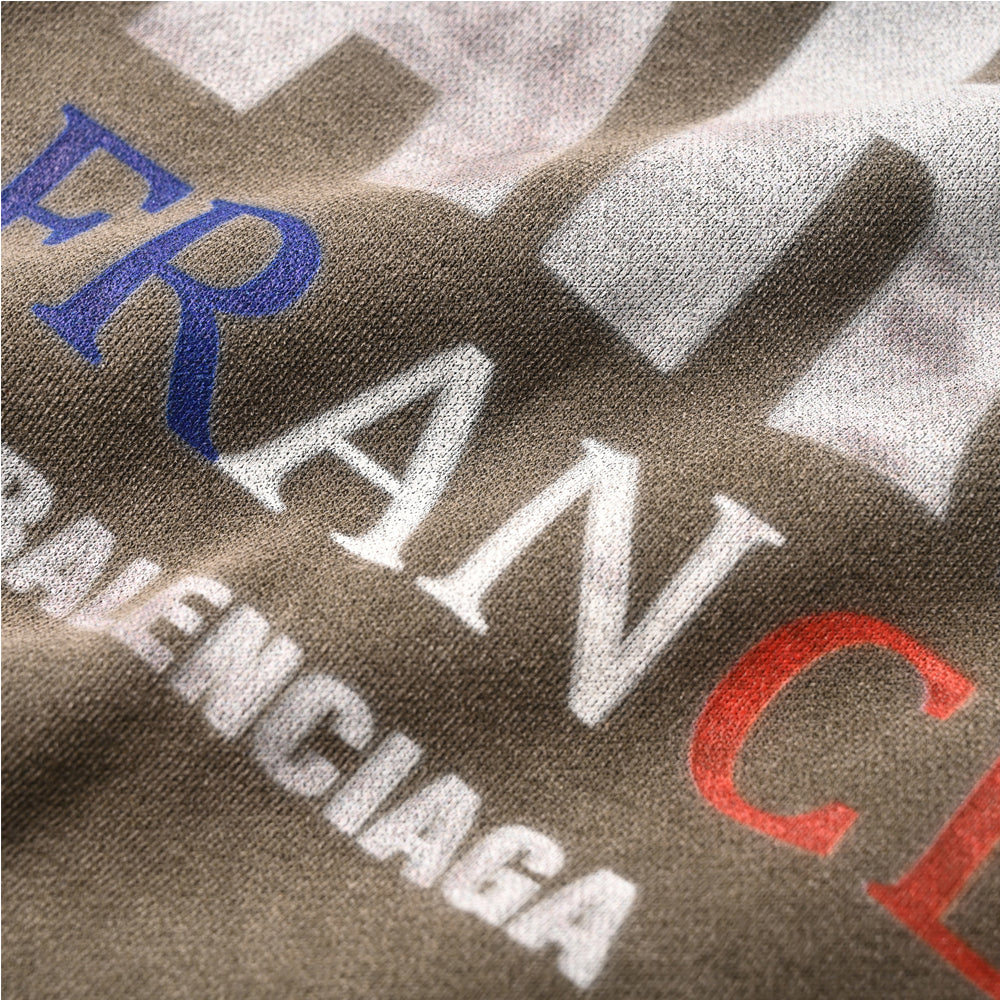 Exclusive Balenciaga Gradient Couples Hoodie — XS — Top View