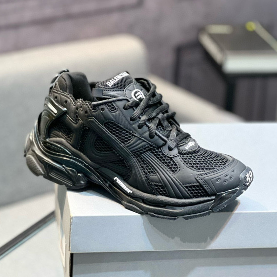 Exclusive Balenciaga Distressed Vintage Couple's Style Shoe — Style 1 — Size 36 — Side View