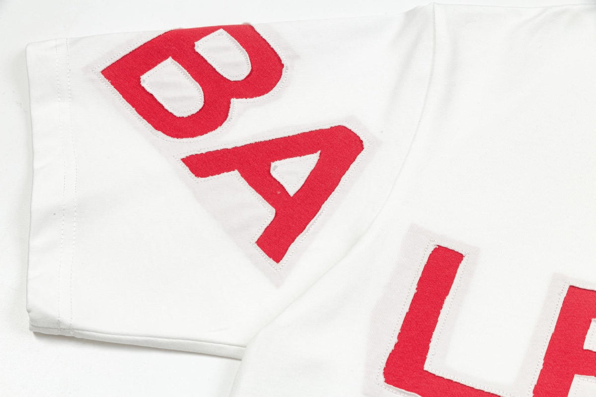 Exclusive Balenciaga Lettering Logo T-shirt — S — Top View