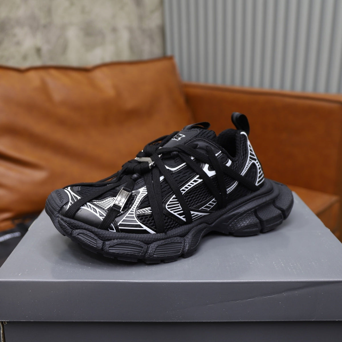 Exclusive Balenciaga Limited Edition Couple's Style Shoe — Style 1 — Size 36 — Detail View