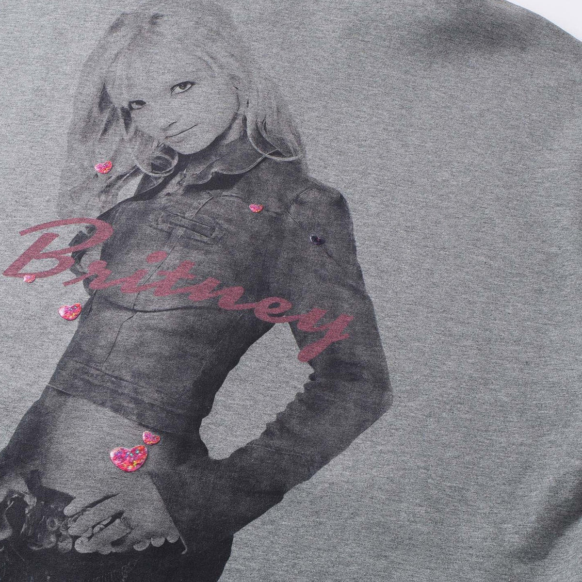 Exclusive Balenciaga New LOGO Gray Hoodie — XS — Top View