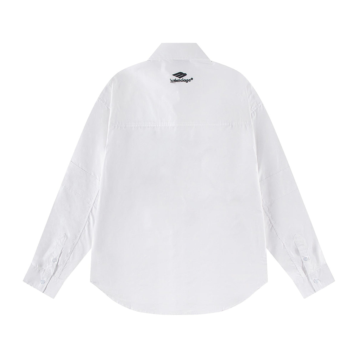 Exclusive 2025SS Classic Long-Sleeve Shirt — Black — Size S — Top View