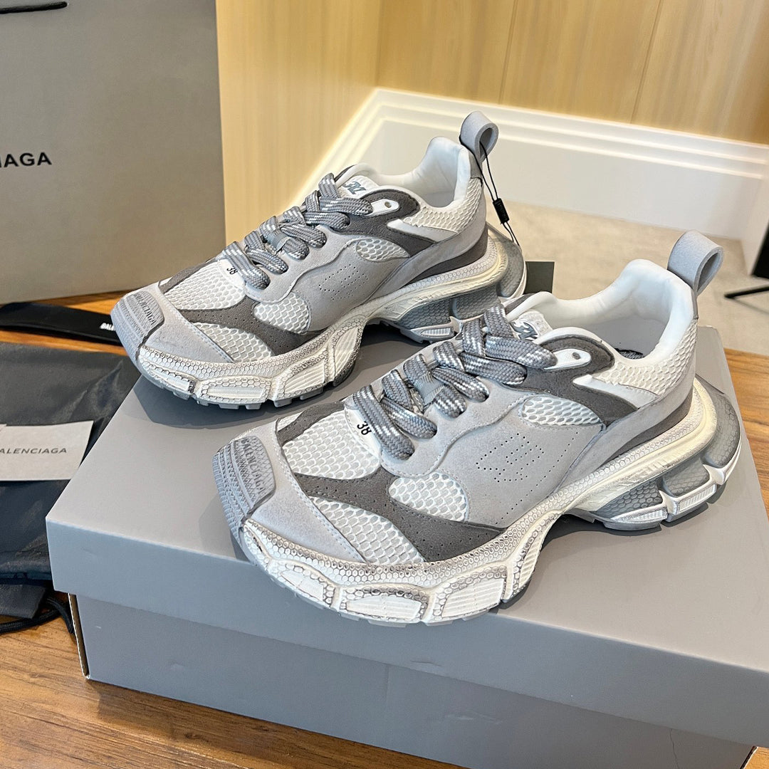 Exclusive Balenciaga Distressed Vintage Style Shoe — Style 1 — Size 36 — Detail View