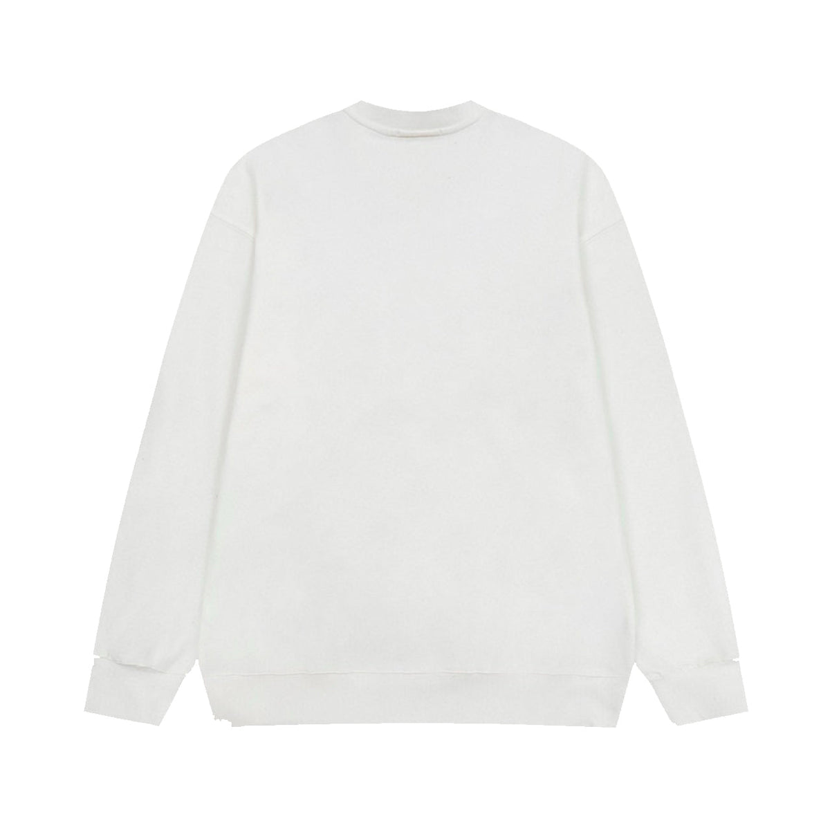 Exclusive Balenciaga Couples Sweatshirt — White — Size XS — Top View
