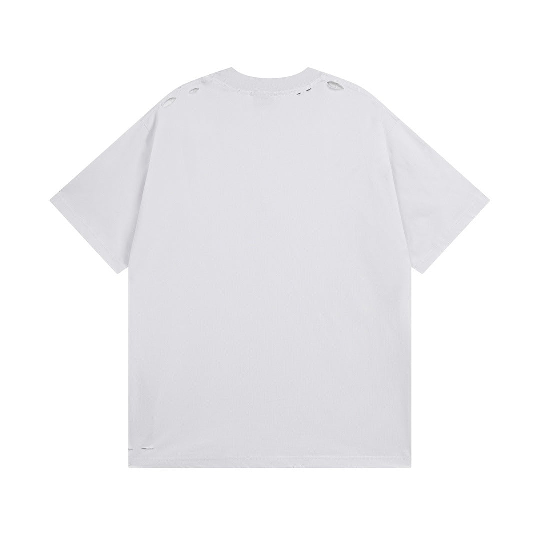Exclusive Balenciaga new Fashion T-shirt — Black — Size XS — Top View