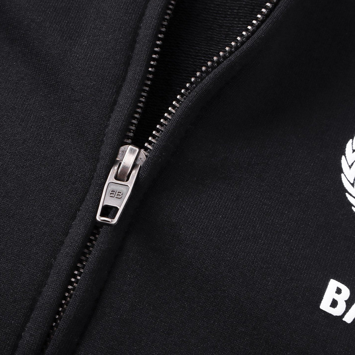Exclusive Balenciaga Embroidered Hoodie — XS — Top View