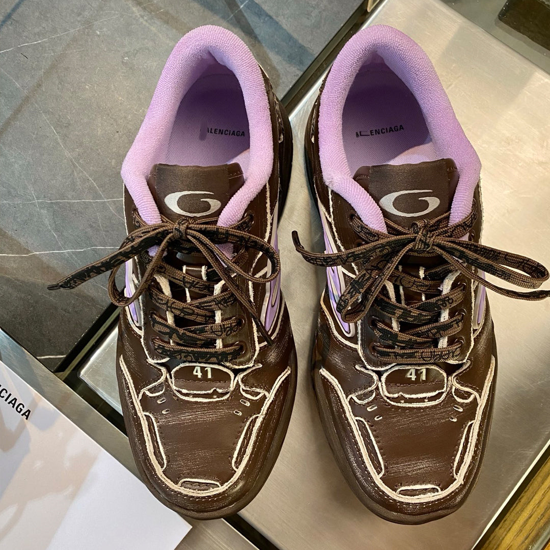 Exclusive Balenciaga Distressed Vintage Shoe — Style 1 — Size 36 — Detail View