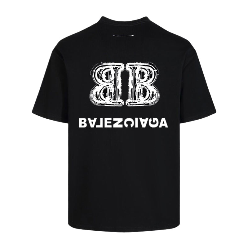 Exclusive Balenciaga Vintage Loose Fit T-shirt — Black — Size XS — Side View