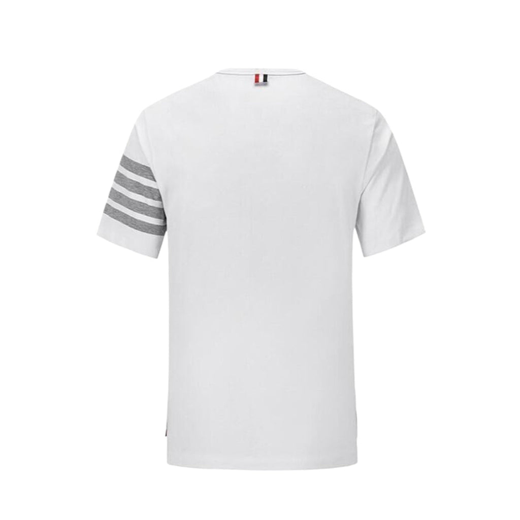 Exclusive Thom Browne puppy embroidery T-shirt — White — Size 0/S — Back View