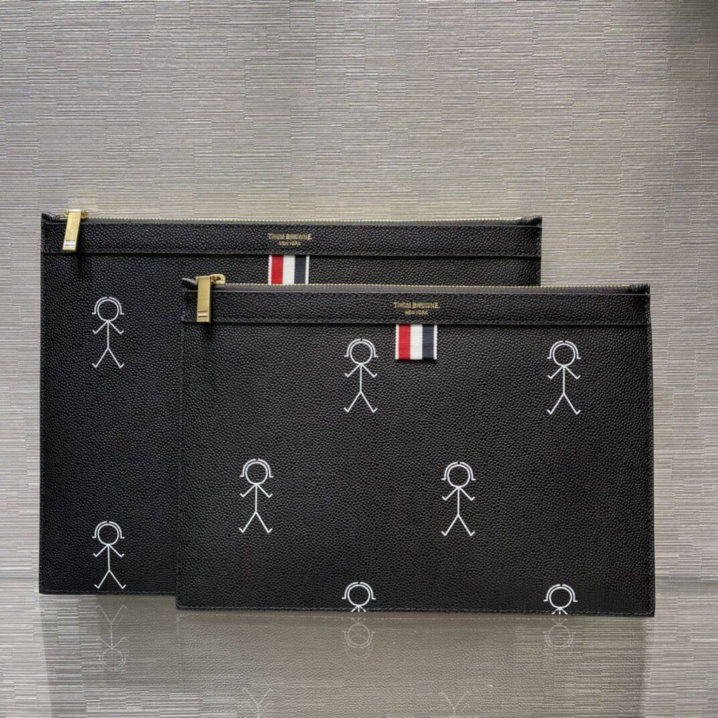 Exclusive 2025 Top-grade cowhide clutch — Large 33CM*25CM — Top View
