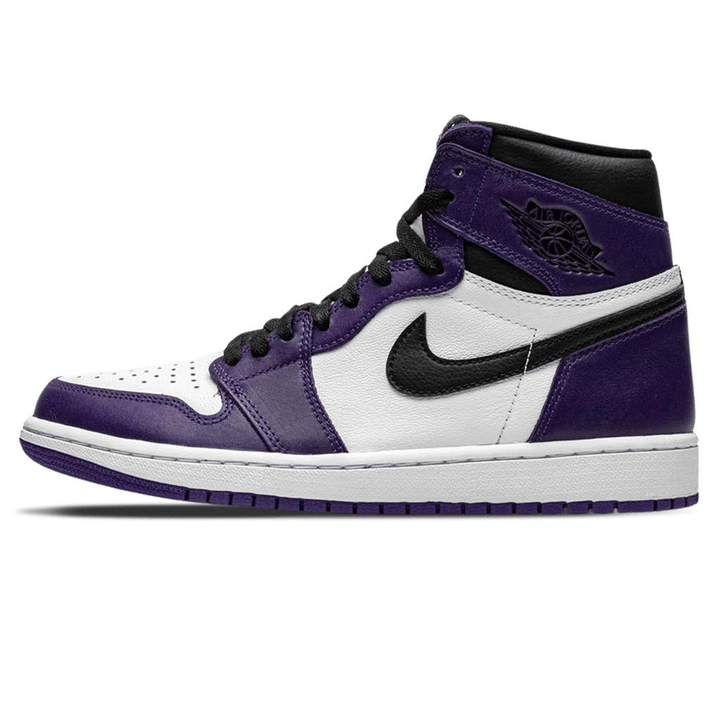 Exclusive Air Jordan 1 Retro High OG 'Court Purple 2.0' — 3 UK | 35.5 EU — Front View