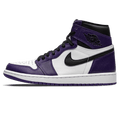 Exclusive Air Jordan 1 Retro High OG 'Court Purple 2.0' — 3 UK | 35.5 EU — Front View