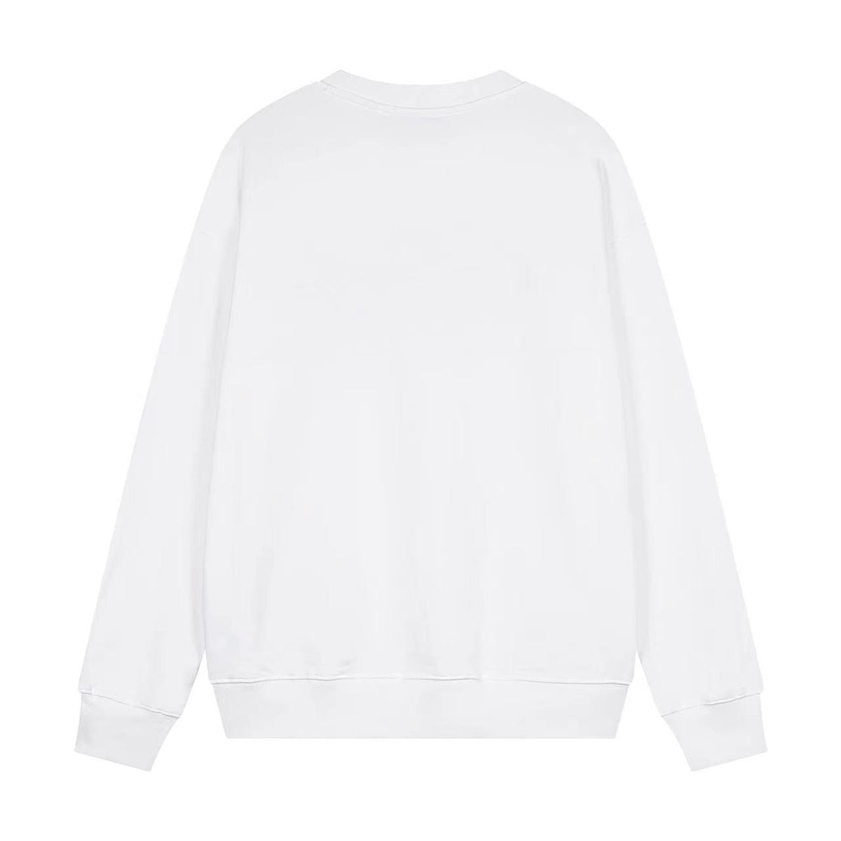 Exclusive Balenciaga  LOGO Crew Neck Hoodie — White — Size M — Detail View