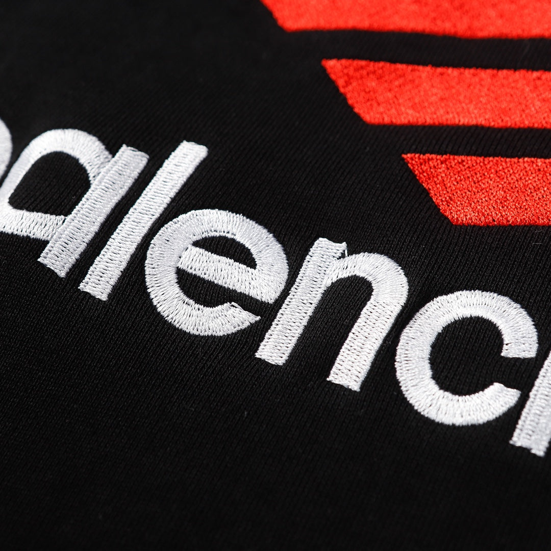 Exclusive Balenciaga Couples Gradient Hoodie — White — Size S — Detail View