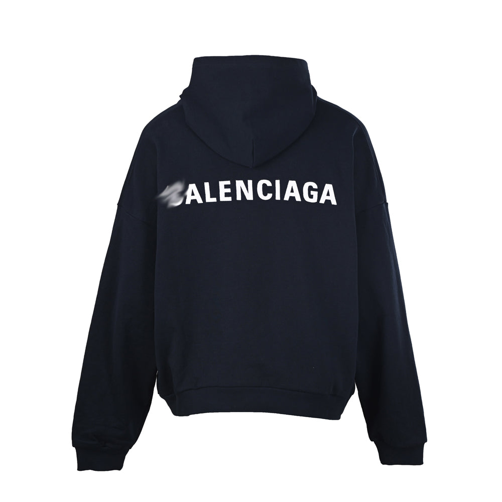 Exclusive Balenciaga  LOGO Couples Hoodie — Apricot — Size S — Detail View