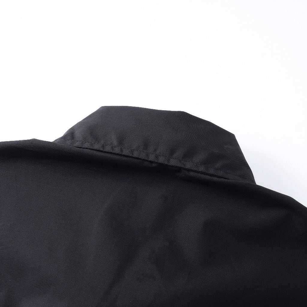 Exclusive 2025SS New Lettering LOGO Shirt — Black — Size S — Detail View