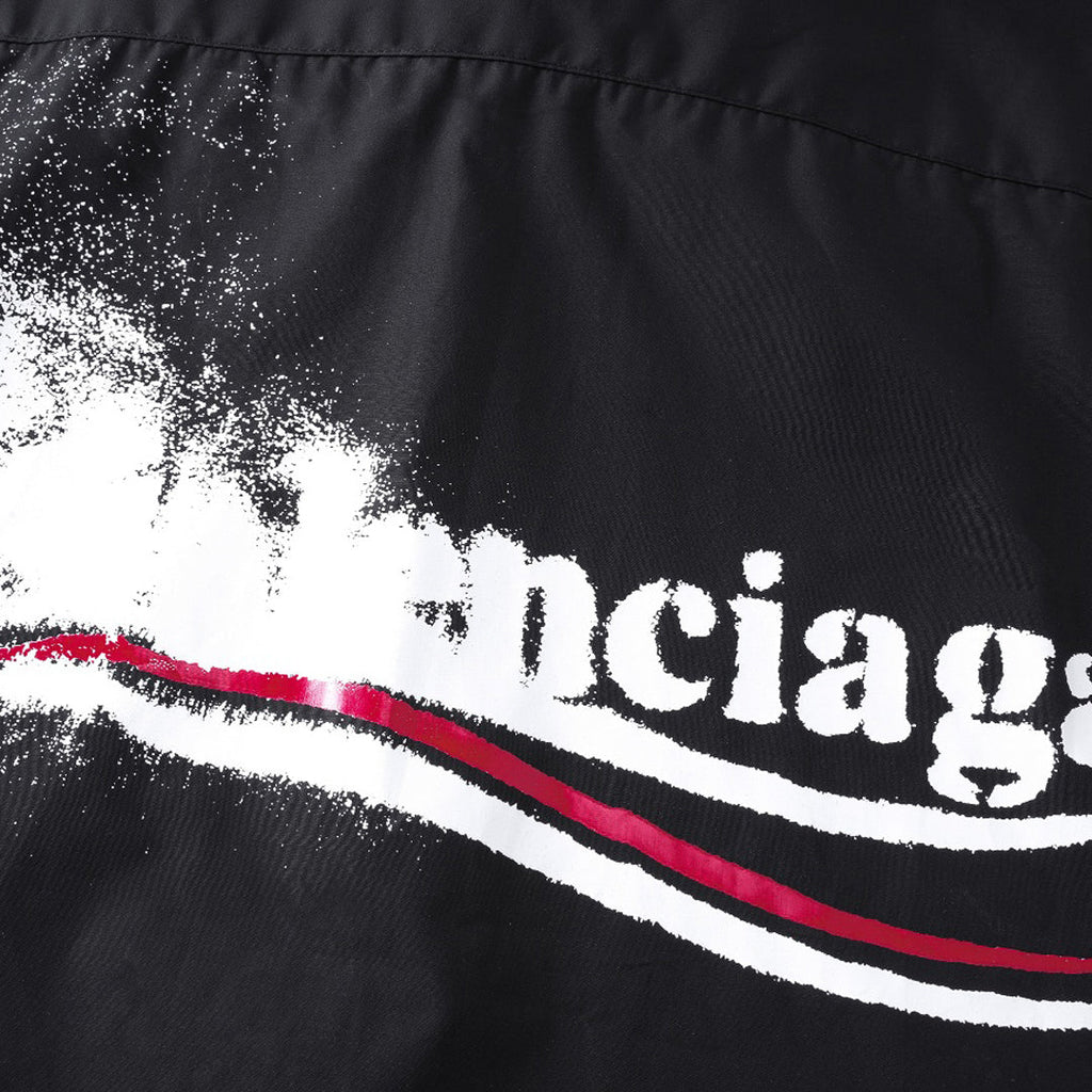 Exclusive 2025SS Classic LOGO Shirt — Black — Size S — Detail View