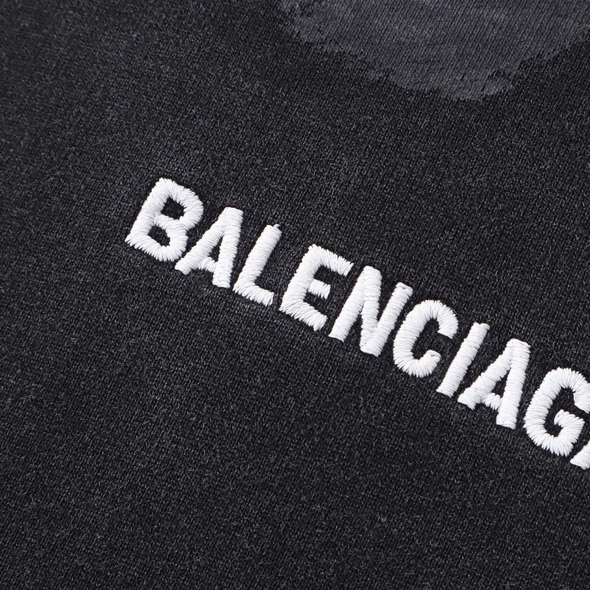 Exclusive Balenciaga Print LOGO Hoodie — XS — Detail View