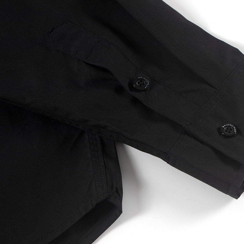 Exclusive 2025SS Long-Sleeve Shirt Shirt — Black — Size S — Detail View
