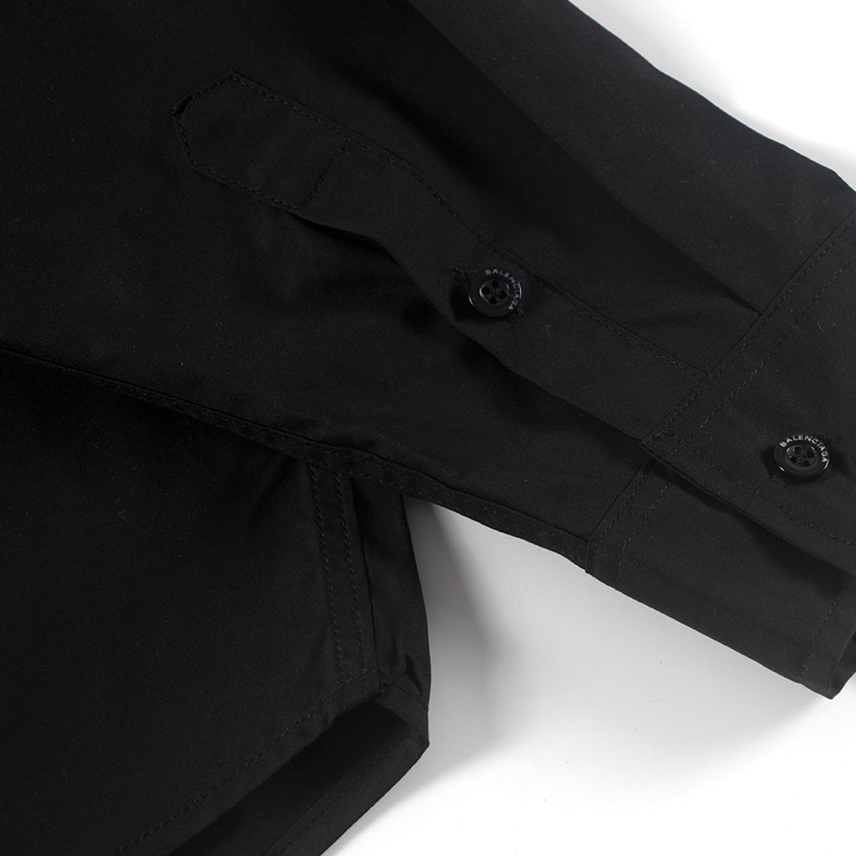 Exclusive 2025SS Long-Sleeve Shirt Shirt — Black — Size S — Detail View