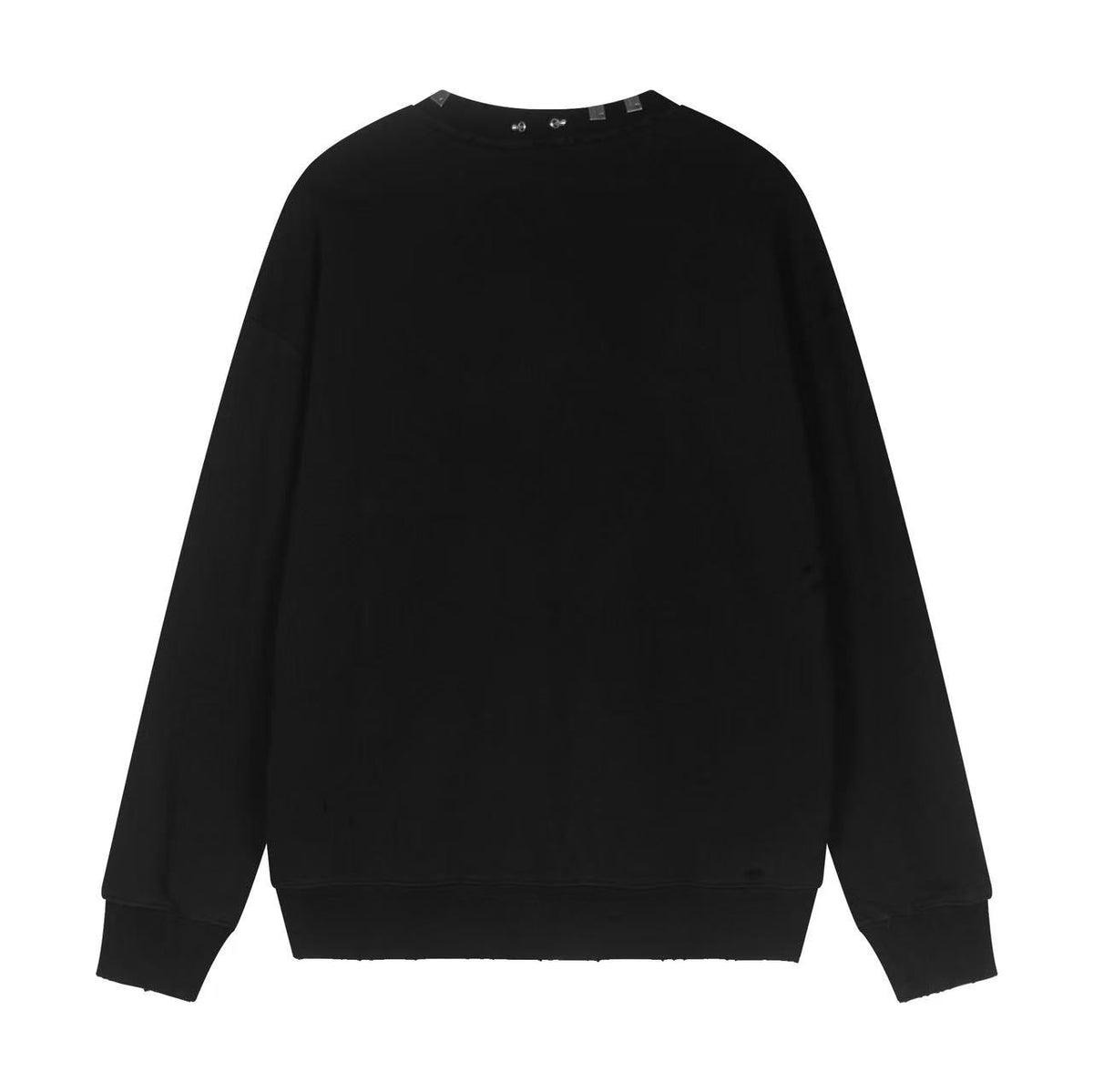 Exclusive Balenciaga  Couples Crew Neck Hoodie — White — Size M — Detail View