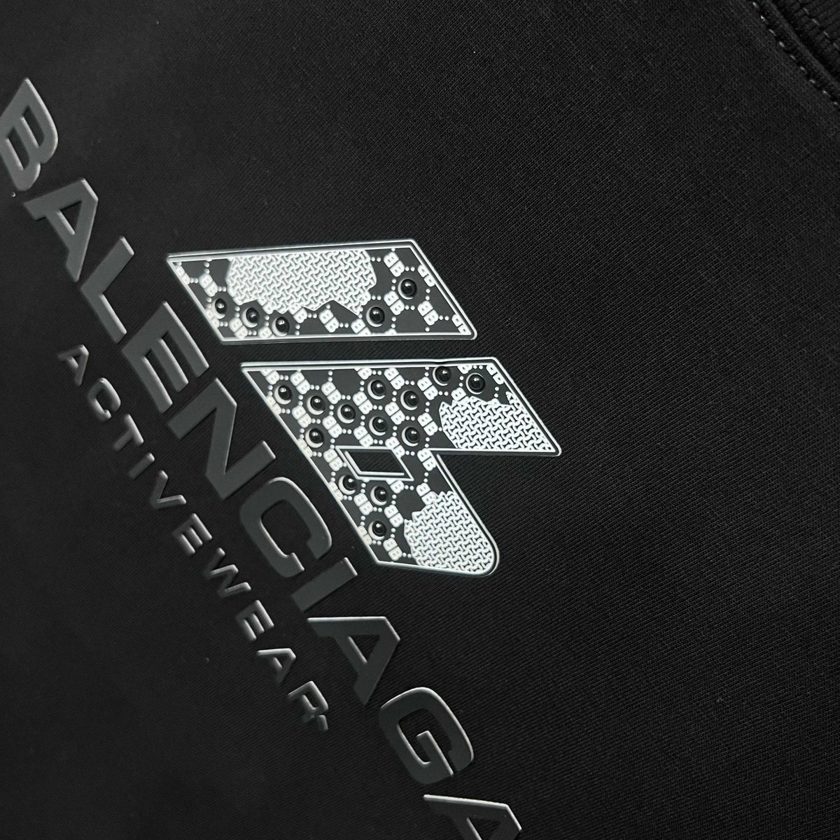 Exclusive Balenciaga Man Cotton T-shirt — Black — Size S — Detail View
