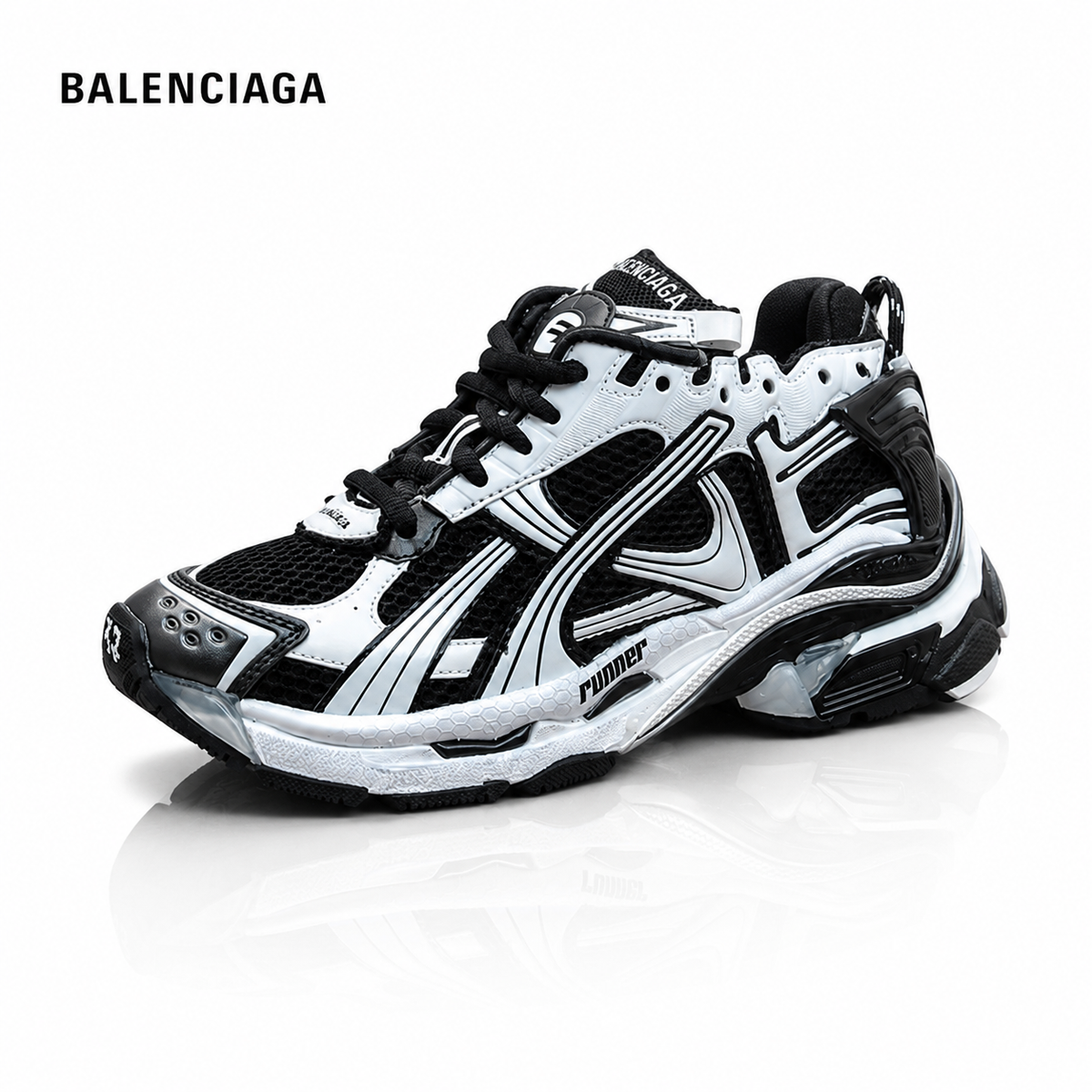 Exclusive Balenciaga Limited Edition Couple's Style Shoe — Style 1 — Size 36 — Front View