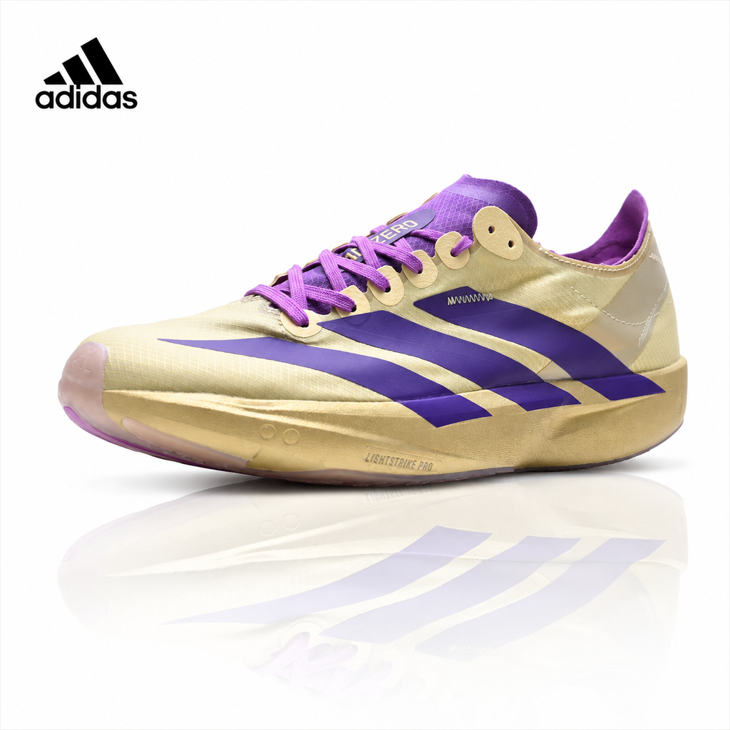 Exclusive Adidas K81801650 Unisex Running Shoes #3 — Purple/Beige — Size EU 36 / US M4 / W5.5 / 23CM — Front View
