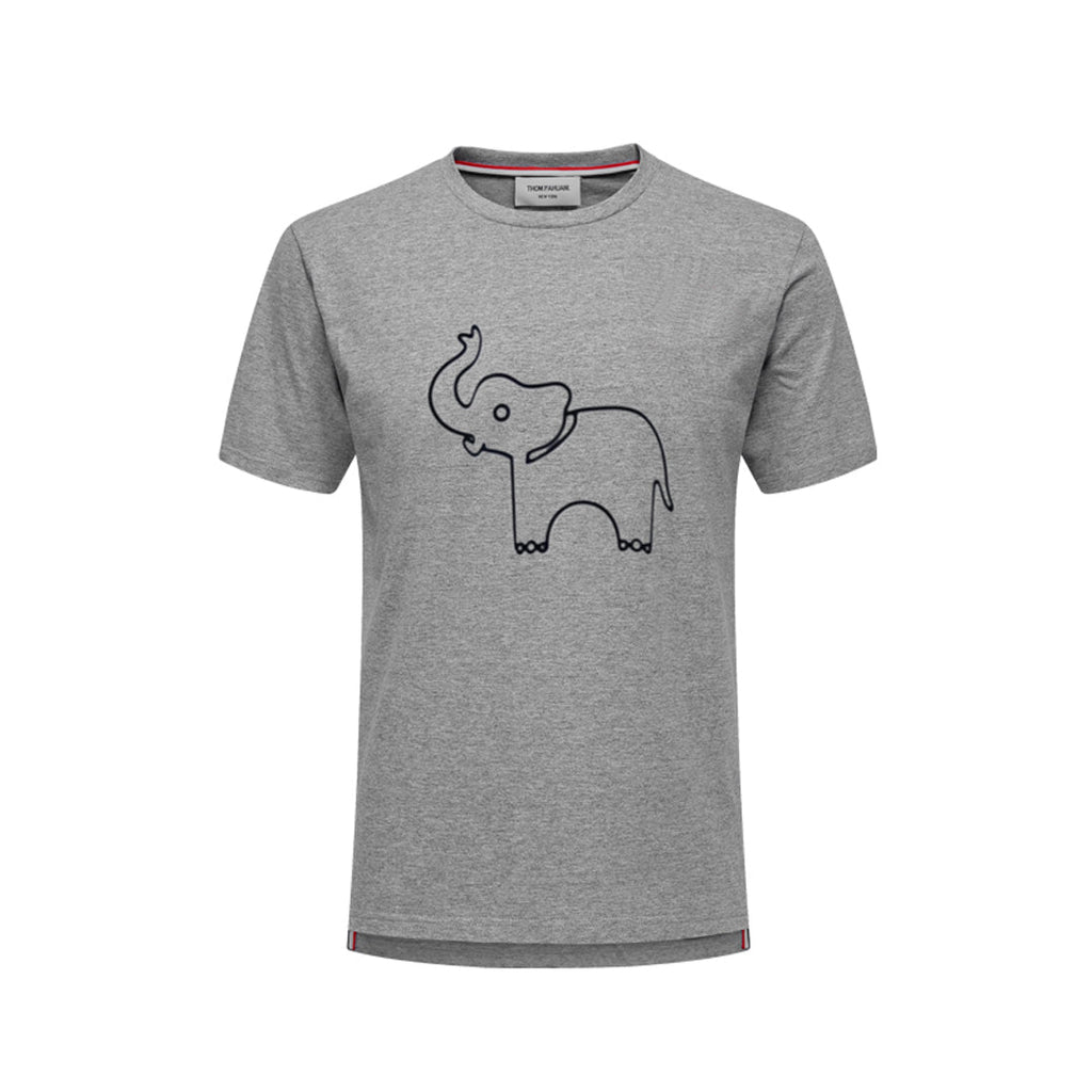 Exclusive Thom Browne Elephant print T-shirt — White — Size 0/S — Alternate View 7